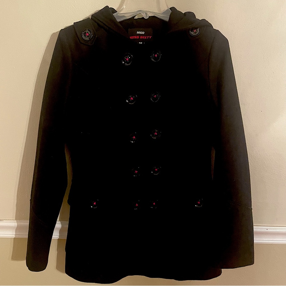 Miss Sixty Navy Peacoat size medium